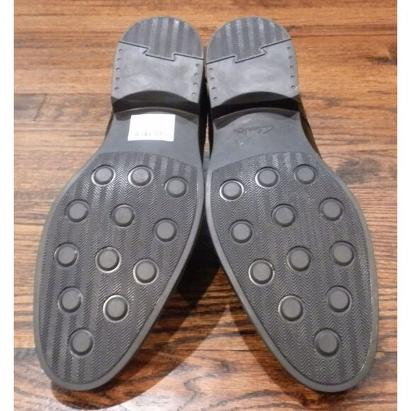 Clarks Collection Whiddon Cap Black Leather Oxford Shoes Men's Size 8.5 NWT - Picture 5 of 5